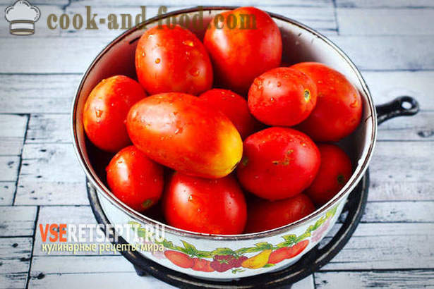 Inlagda tomater snabbmat