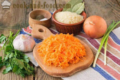 Vegetabiliska gryta med ris och kyckling
