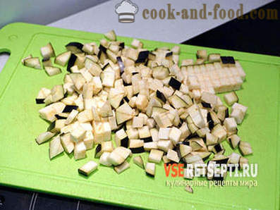 Gris stek med grönsaker och ost i ugnen