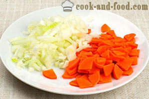 Grönsakssoppa med kött och ris