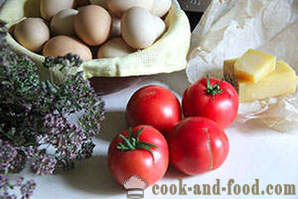 Fyllda tomater med ägg och ost