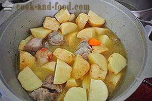 Stekt kött och potatis