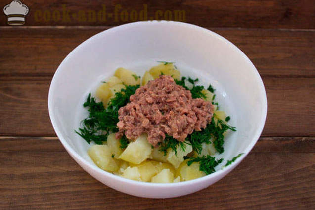 Dietary sallad med konserverad tonfisk