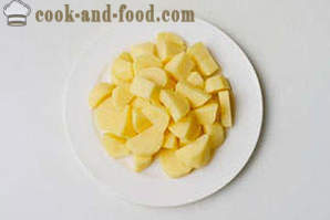 Potatis boet av potatismos med fyllningar