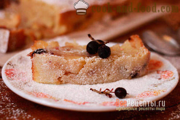 Söt mannagryn tårta - receptet med ett foto