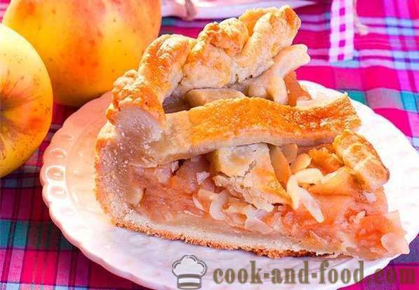 Äppelpaj, hur man lagar en kaka med äpplen