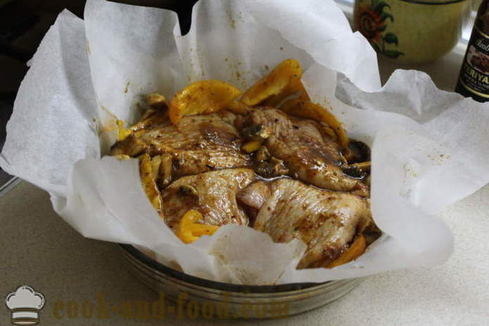Kyckling i teriyakisås i ugnen - hur man lagar kyckling teriyaki, ett steg för steg recept foton