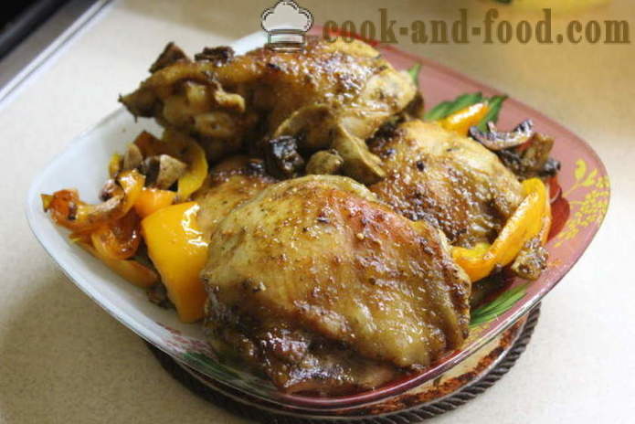 Kyckling i teriyakisås i ugnen - hur man lagar kyckling teriyaki, ett steg för steg recept foton