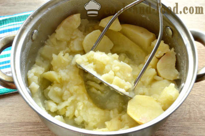 Potatis mosade med gräddfil - hur man lagar potatismos, en steg för steg recept foton