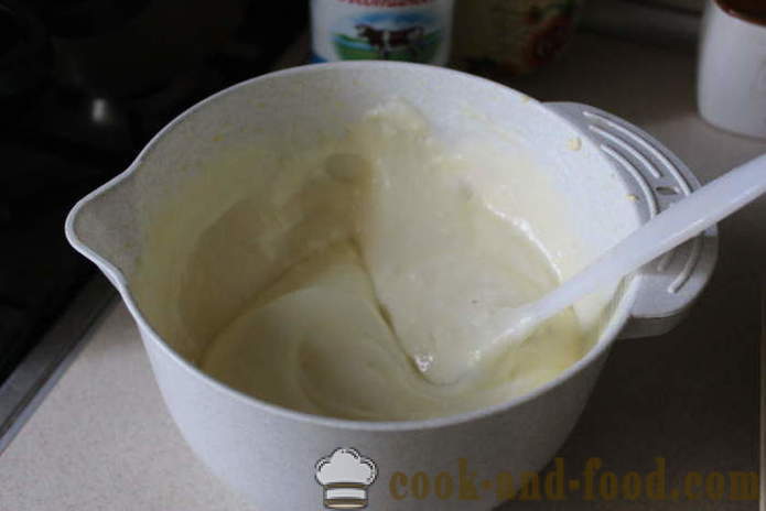 Vanilla kaka med päron och ost i formar - hur man bakar en kaka gjord av keso och päron i hemmet, steg för steg recept foton