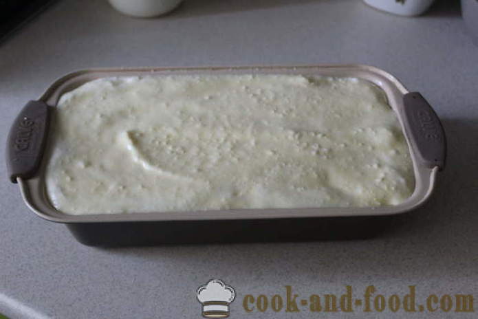 Vanilla kaka med päron och ost i formar - hur man bakar en kaka gjord av keso och päron i hemmet, steg för steg recept foton