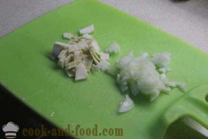 Meatless grönsakssoppa med gröna bönor - hur man lagar en grönsakssoppa hemma, steg för steg recept foton