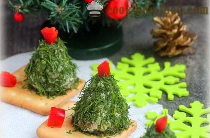 Kall förrätt jul bollar - hur man lagar och dekorera snacks bollar Nyår