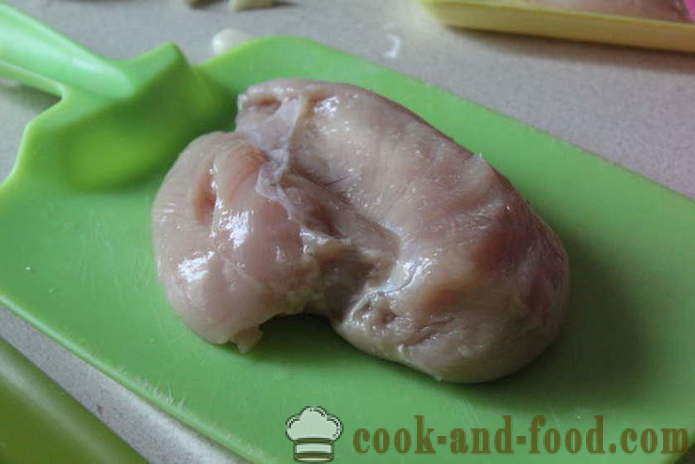 Home pastrami kycklingbröst i folie - hur man gör en pastrami kyckling i ugnen, med en steg för steg recept foton