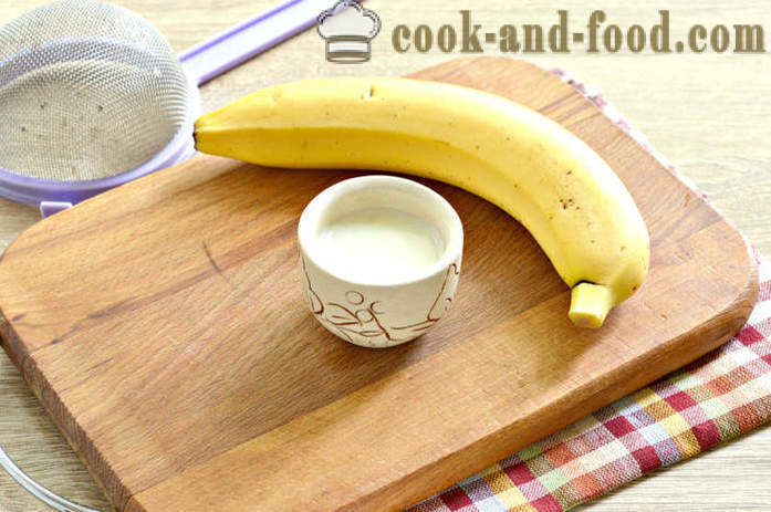 Mosade bananer i en mixer för spädbarn - hur man lagar mosad banan för att locka en steg för steg recept foton
