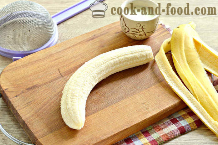 Mosade bananer i en mixer för spädbarn - hur man lagar mosad banan för att locka en steg för steg recept foton