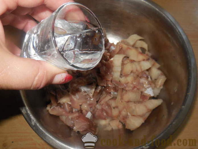 Heh fisk i koreanska hemma - hur man gör Hye fisk, steg för steg recept foton
