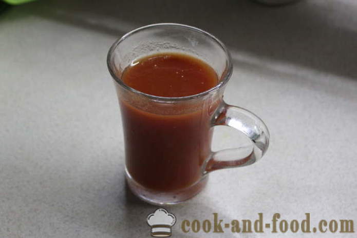 Linssoppa med svamp och tomatjuice - Hur man gör linssoppa med tomat, steg för steg recept foton