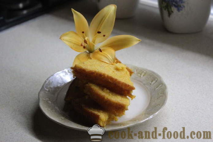 Morotskaka med apelsinskal - hur man bakar en tårta med orange och morot, med en steg för steg recept foton