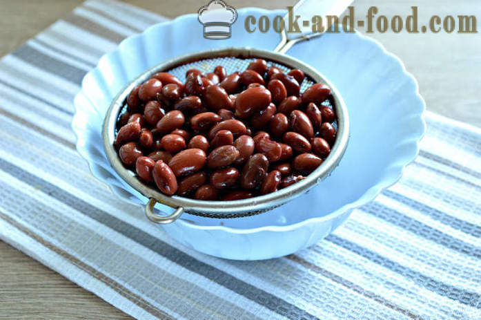 Bean soppa med köttbullar och potatis - hur man lagar bönsoppa med röda bönor, en steg för steg recept foton