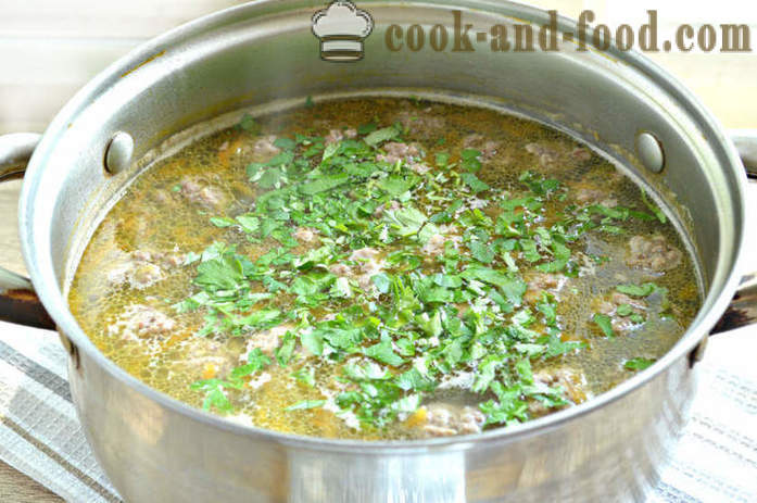 Bean soppa med köttbullar och potatis - hur man lagar bönsoppa med röda bönor, en steg för steg recept foton