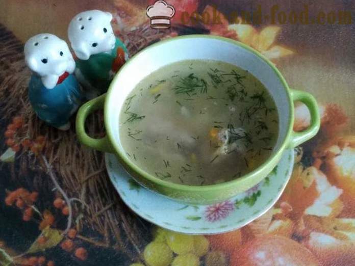 Soppa med kyckling krås, nudlar och potatis - hur man lagar soppa med kyckling krås, steg för steg recept foton