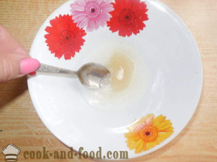 Isbildning med gelatin för påsk kaka - hur man förbereder glasyr utan ägg, steg för steg recept foton