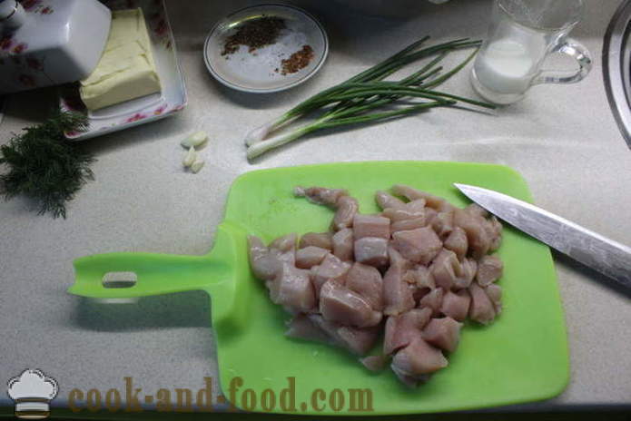 Köttbulle soppa av malet kyckling - hur man gör köttbullar från köttfärs soppa, en steg för steg recept foton