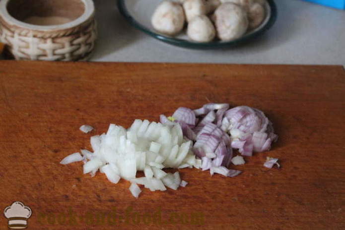 Krämig svampsås - hur man lagar en svampsås med svamp, ett steg för steg recept foton