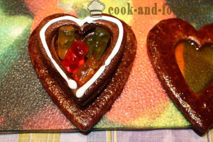Honung kakor för 8 mars med händerna - hur man gör kakor med en målning som en gåva, steg för steg guiden klass foto