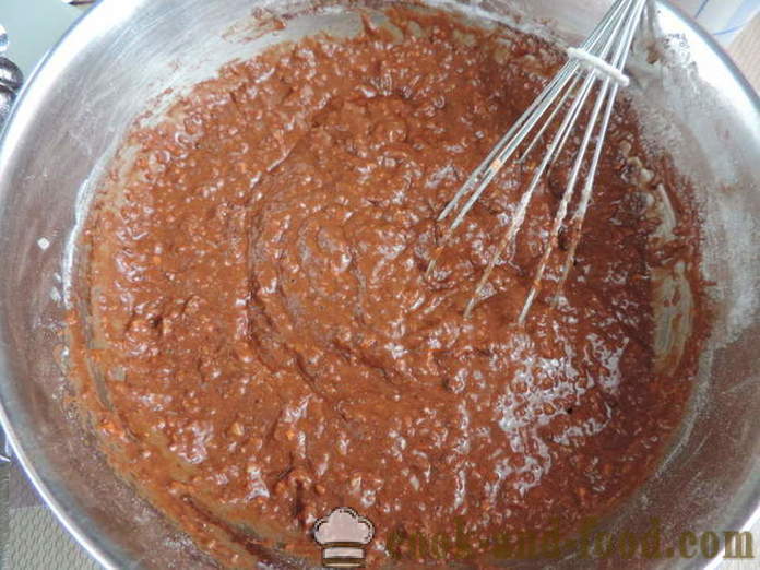 Det enklaste choklad morotskaka med vegetabilisk olja - hur man lagar morotskaka i ugnen, med en steg för steg recept foton