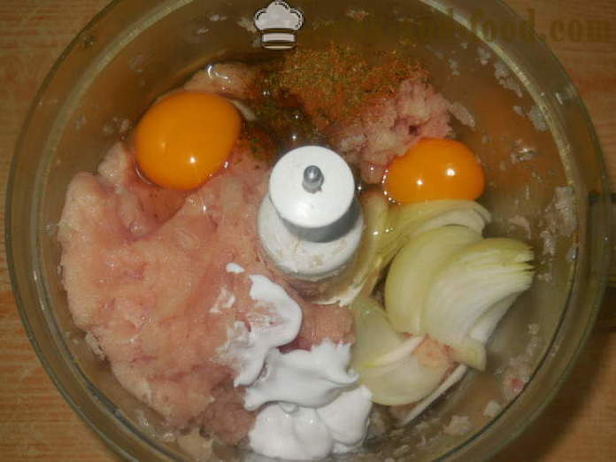 Kycklinggryta i ugnen - hur man lagar en gryta av malet kyckling med ris, en steg för steg recept foton