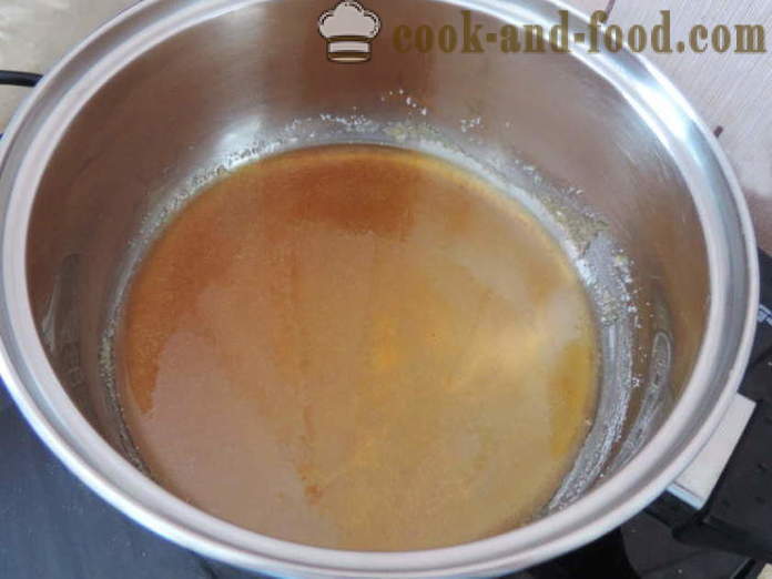 Caramel Glass från mjölk utan ägg - hur man förbereder hemgjord glass utan ägg, steg för steg recept foton