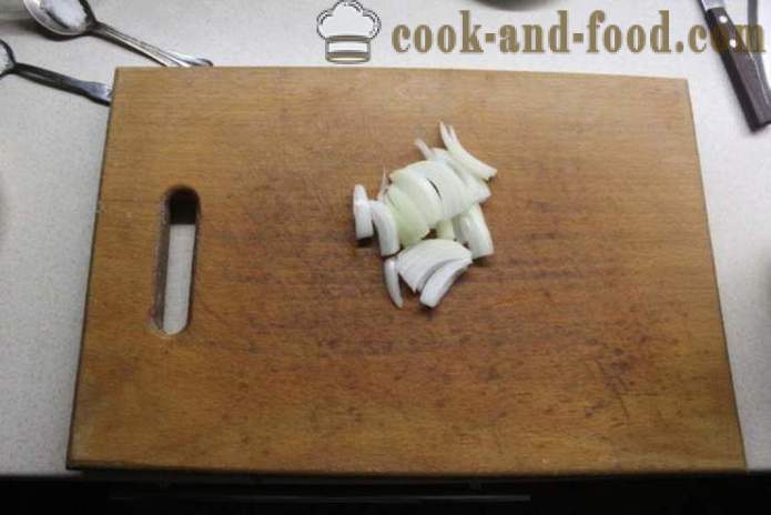 Gräddfil och lök sås med syltlök - hur man lagar en läcker sås med lök, gräddfil och majonnäs med en steg för steg recept foton