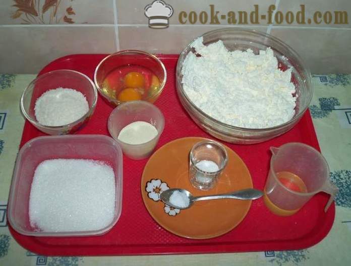 Dietary kokos ost kakor utan mjöl - hur man gör kost ostmassa pannkakor med mannagryn, steg för steg recept foton