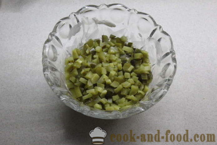 Nya Salad granat pärlor på en snö - hur man gör granatäpple sallad på nyårsafton, en steg för steg recept foton