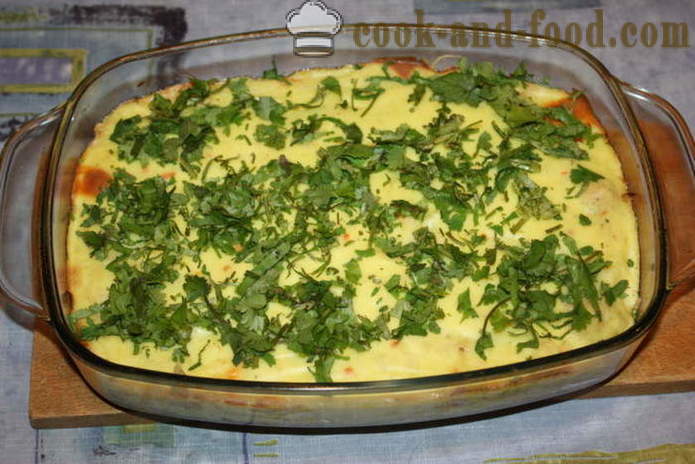 Lasagne med kyckling och ostsås och mjölk - hur man lagar lasagne hemma i ugnen, med en steg för steg recept foton