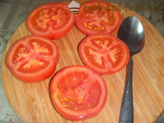 Tomater fyllda med köttfärs i ugnen - hur man gör fyllda tomater, en steg för steg recept foton