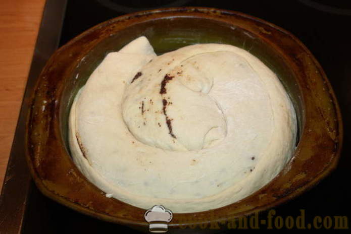 Vallmofrö kaka jäst-snigel - hur man gör vallmofrö kaka från jäst deg, en steg för steg recept foton