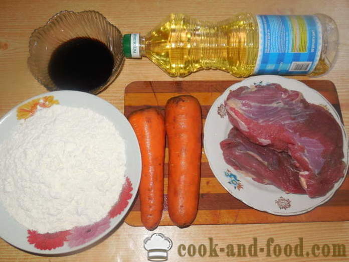Menzy - Kinesiska köttbullar stekt, hur man gör köttbullar av malet kött, ett steg för steg recept foton