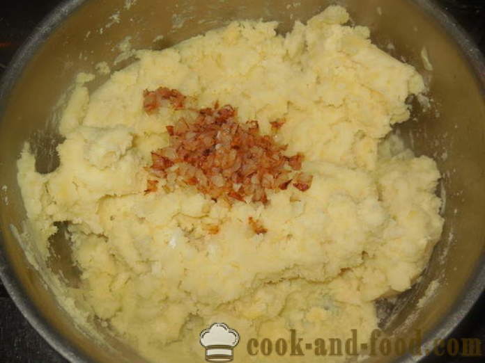 Paprikor fyllda med potatismos och bakade i ugnen - hur man lagar fyllda paprikor med potatis och ost, med en steg för steg recept foton