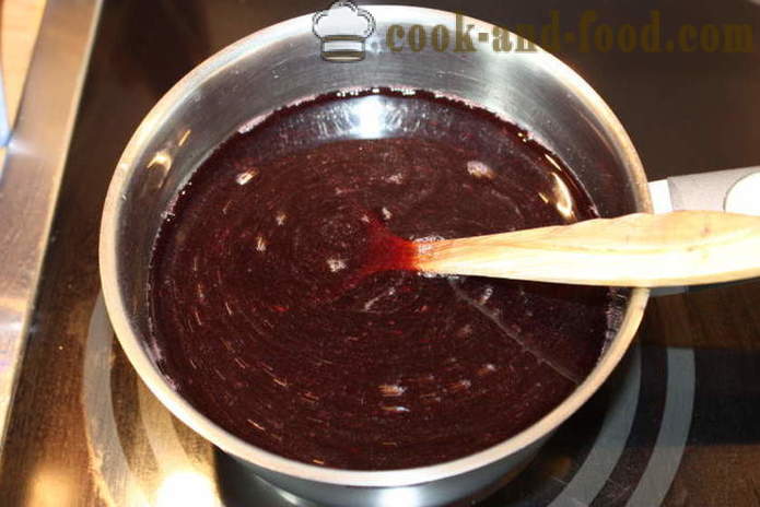 Sand Cherry Pie - hur man bakar en tårta med ett körsbär i ugnen, med en steg för steg recept foton
