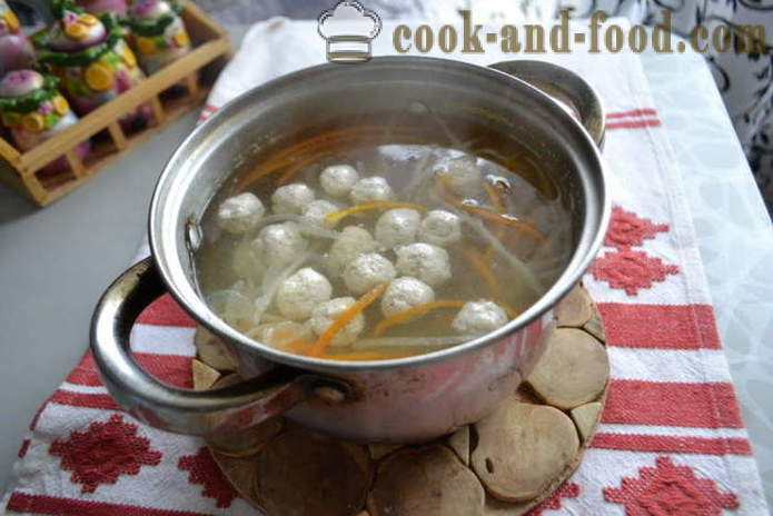 Koreanska soppa med nudlar och köttbullar - hur man lagar koreanska soppa recept med bilder poshagovіy