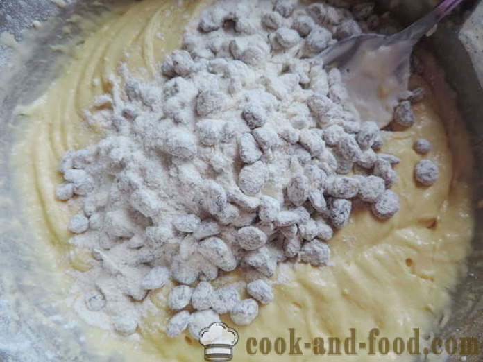 God kaka med gräddfil - hur man lagar muffins med grädde och russin, ett steg för steg recept foton