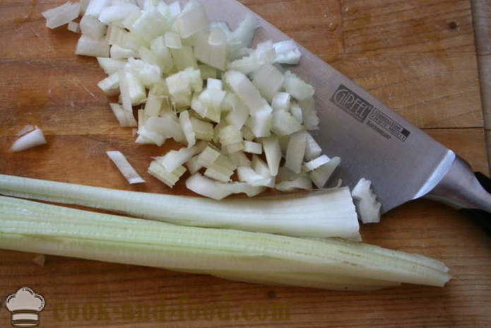 Gryta med linser, grönsaker och sås - hur man lagar linser med kött och sås, en steg för steg recept foton