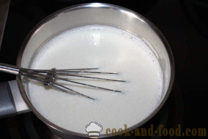 Vaniljsås med grädde och stärkelse - hur man lagar krämig vaniljsås, en steg för steg recept foton