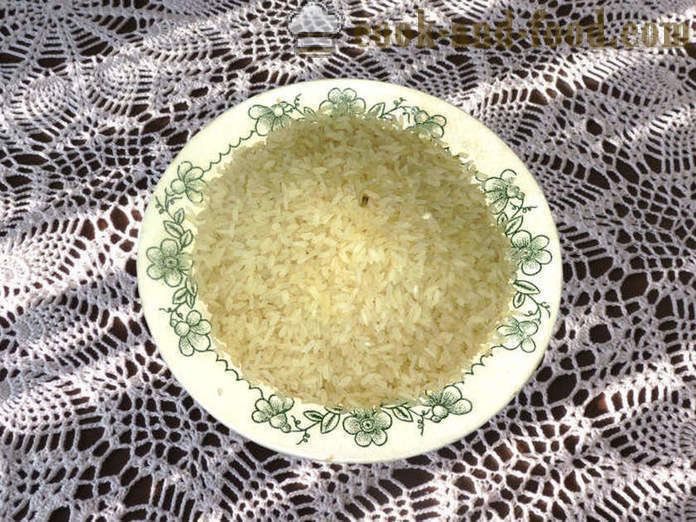 Läcker skarpa risotto med kyckling i multivarka - hur man lagar risotto i multivarka, steg för steg recept foton