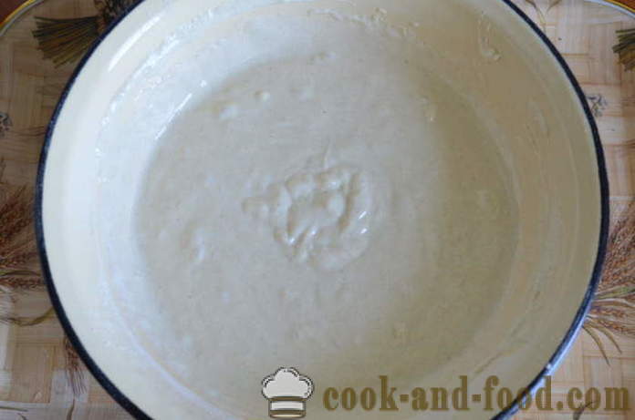 Quick filler tårta på yoghurt med spenat, ägg och grön lök - hur man förbereder gelé tårta med kefir, en steg för steg recept foton
