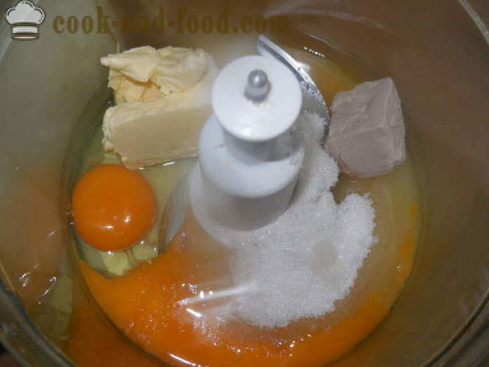 Påsk kaka med apelsinjuice eller kaka-kraffin av kakdeg, hur man lagar en steg för steg recept foton
