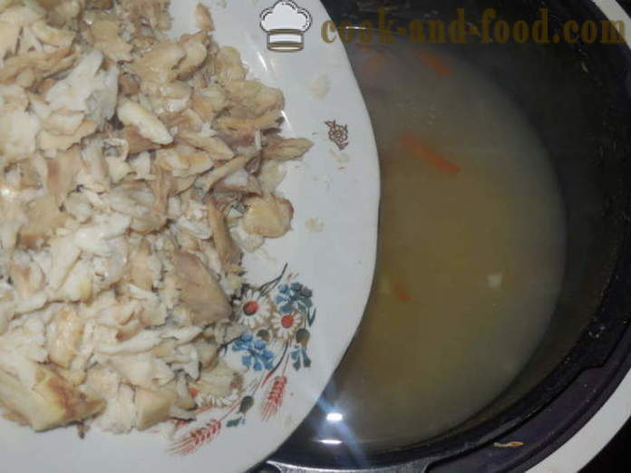 Ett enkelt recept för fisksoppa från gädda mål multivarka - hur man lagar soppa från gädda huvudet hem, steg för steg recept foton